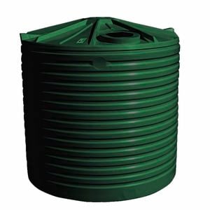Clark Tanks 9092L Round Poly Water Tank - Heritage Green
