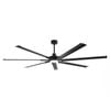 Parrot Uncle 254cm Matte Black Padus 7-Blade Aluminium Ceiling Fan With LED And Remote