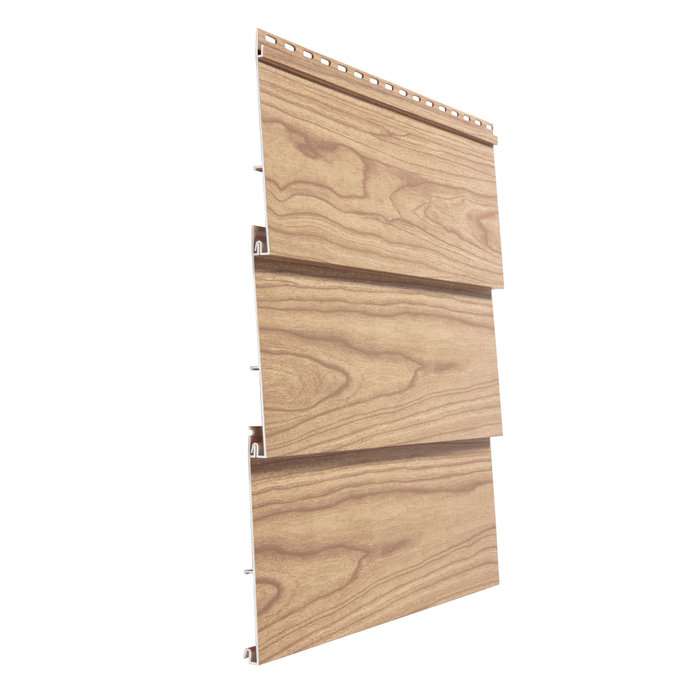 DECO 160 x 15mm Smoked Ash DecoClad Aluminium Weatherboard Cladding