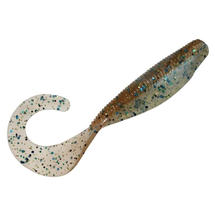 5PK Zman Curly Tail Streakz Curly Tailz Plastics Lures Elaztech Pinfish 4 Inch