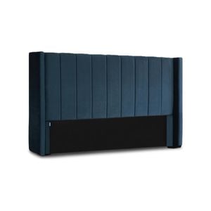 Hotshoppa Mayfair Blue Velvet Headboard Bed Head Super King