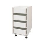 Kitko 400mm Warm White 4 Drawer Cabinet