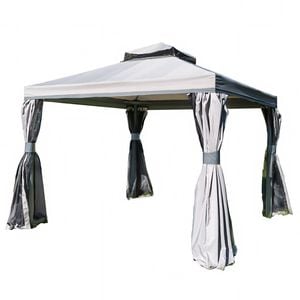 Marquee 3 x 3m Venice Grey Semi Permanent Gazebo