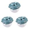 3PK Melii Luxe 3D Animal Leak-Proof Snack Container Lunch Box 232ml Dinosaur