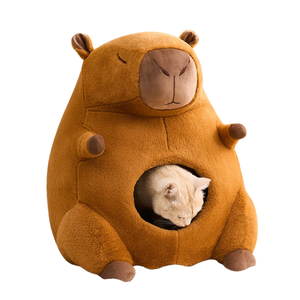 Cartoon Plush Cat Cave –  Capybara