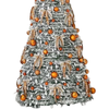 SplendidLiving Pre-Decorated Christmas Tree Foldable Holiday Decoration With LED lights Xmas