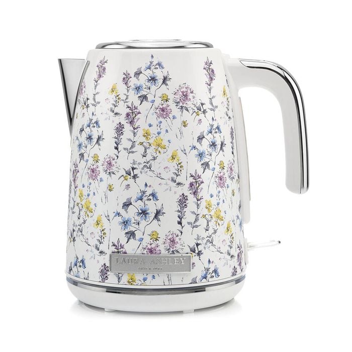 Laura Ashley Stainless Steel 1.7l Jug Electric Kettle- Wild Meadow