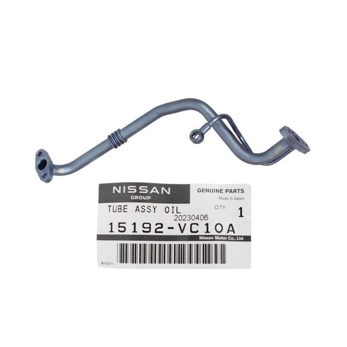 Genuine Turbo Charger Oil Feed & Return Pipe For Nissan Patrol Gu Zd30 3.0l Fits Early Di 2000-2002