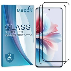 2 Pack MEZON OPPO Reno11 F 5G Full Cover Tempered Glass Screen Protectors