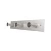 Adoored 3 Stud Satin Chrome Deco Hook Rack