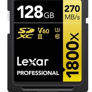 Lexar Professional 1800x Sdxc Uhs-ii Sd Card - 128gb