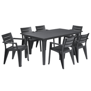 Keter Futura/Julie Dinning Set - Graphite