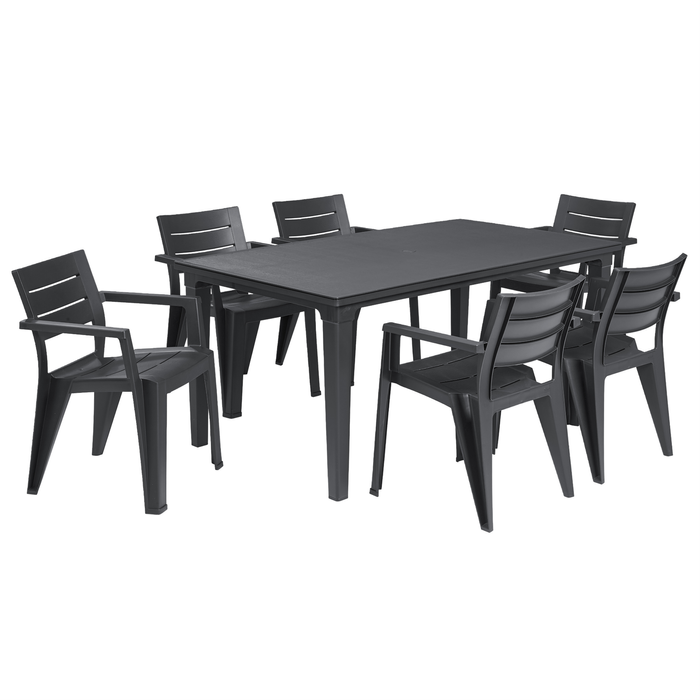 Keter Futura/Julie Dinning Set - Graphite