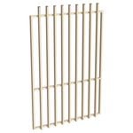 ProtectorAl 800 - 1200 x 1800mm Primrose Aluminium Batten Pool Gate