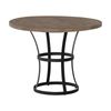 1825 Interiors Newcastle Round Dining Table Reclaimed Pine Metal Furniture