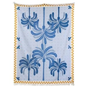 LVD Microfibre XL Absorbent Beach Towel Serene Palm Breeze Pattern 150x200cm