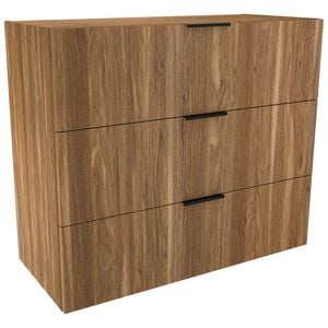 Lugna 768 x 900 x 380mm Cove 3 Drawer Storage Cabinet