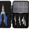 Mustad Darter Jighead Hook Replacement Kit with Braid Cutter/Split Ring Pliers