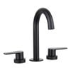 evekare Matte Black 1/4 Turn Extended Lever Basin Set
