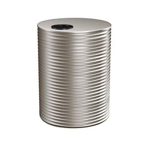 Kingspan 2000L Round Steel Water Tank - 1200mm x 1860mm Dune