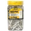 Macsim 5 x 25mm Round Nylon Nail-in Plugs - 150 Pack