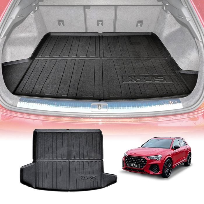 Heavy Duty Trunk Cargo Mat Boot Liner Luggage Tray Fits Audi Q3 RS Q3 2019-2025 SUV