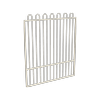 ProtectorAl 1201 - 1500 x 1800mm Surfmist Aluminium Garden Gate Loop Top With Mid Rail