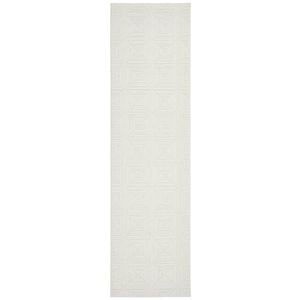 The Rug Connection Elias Shilo Off White 400x80cm - Large Runner Pet Friendly Indoor Rug
