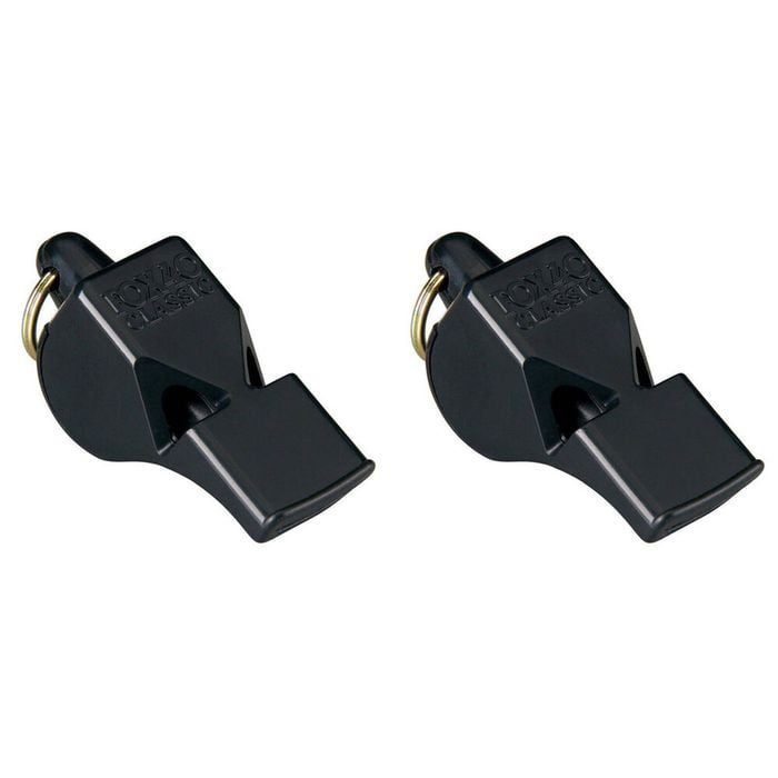 2PK Fox 40 Summit Classic Whistle Outdoor Sports Accessory Black
