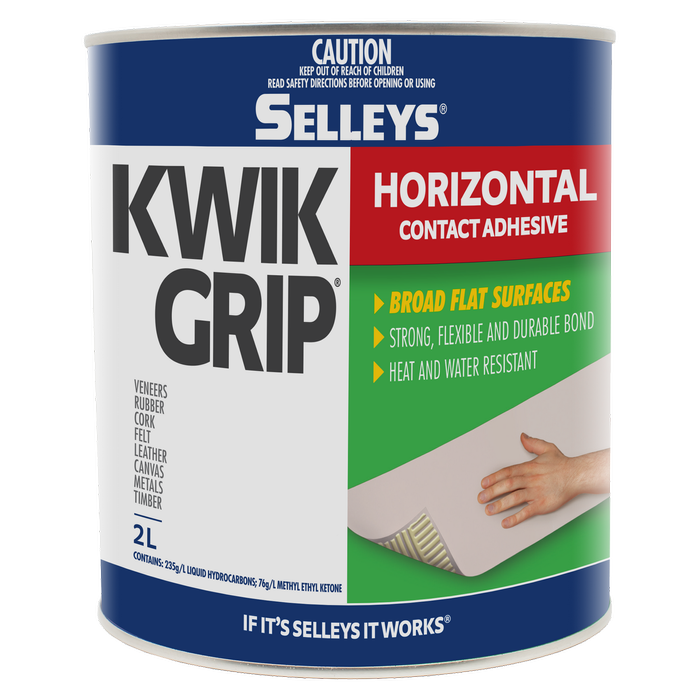 Selleys 2L Kwik Grip Horizontal Contact Adhesive