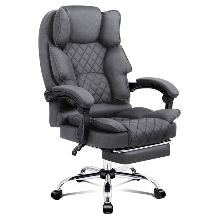 ALFORDSON Office Chair Grey Fabric