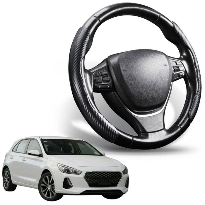 Segmented Steering Wheel Cover for Hyundai i30 2017 - 2021 (PD Hatch/Fastback)