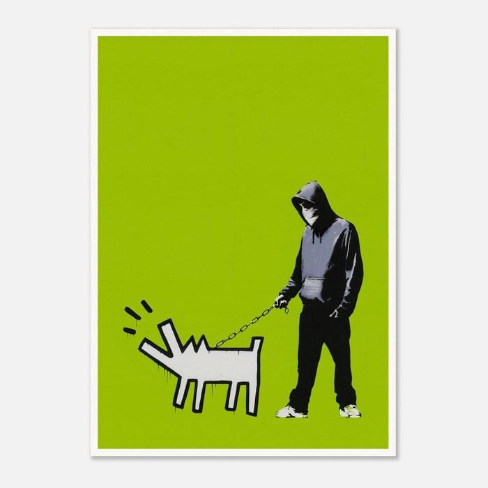 Galrie Banksy Choose Your Weapon Green Print 2010 Limited Edition Art, Poster Only, A4 21 x 30cm (8 x 12inch)