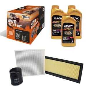 Oil Air Cabin Filter Kit + Oil For Mitsubishi Mirage La Lb 3a92 1.2l 2013~2021