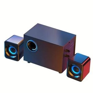 NNETM Wooden Computer Speaker with Bass
