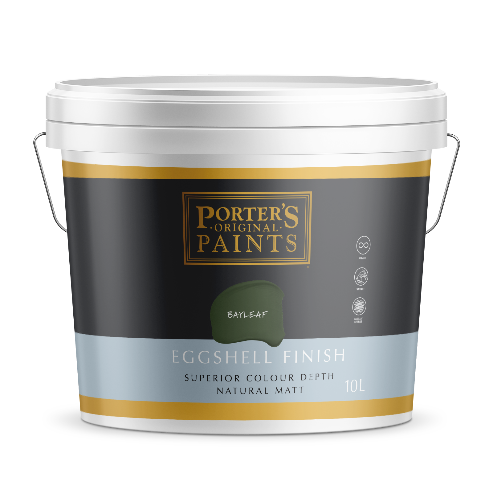Porter's Paints 10L Bayleaf Eggshell Finish
