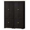ALFORDSON 2x Buffet Sideboard Cupboard Pantry Black