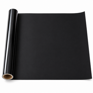 All Set 30.5 x 122cm Black Permanent Vinyl