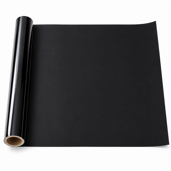 All Set 30.5 x 122cm Black Permanent Vinyl