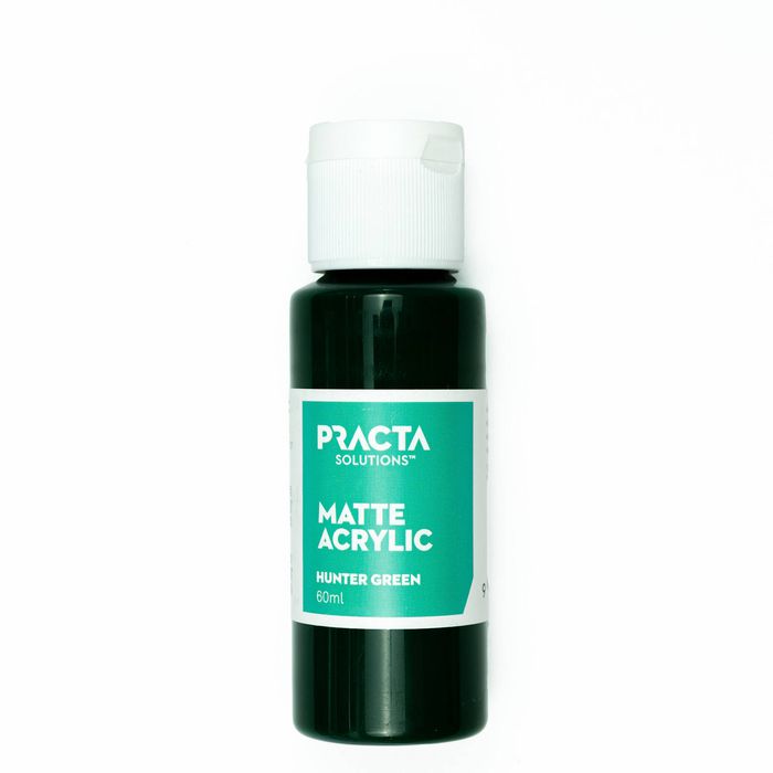 Practa 60ml Hunter Green Acrylic Matte Paint