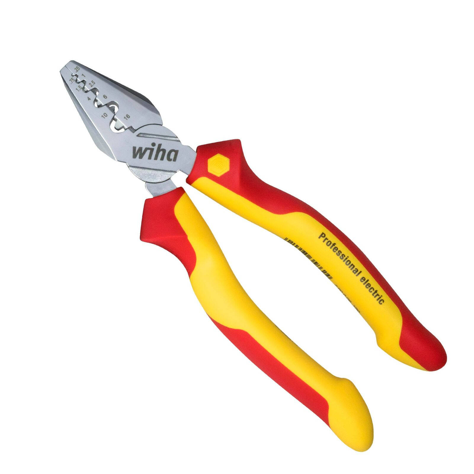 Wiha Crimping Pliers VDE Insulated 180mm product image