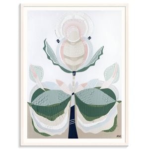 Artist Lane "Banksia Elements No. 2  " by Ani Ipradjian - 41x51cm White Framed Print