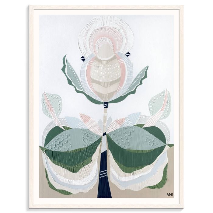 Artist Lane "Banksia Elements No. 2  " by Ani Ipradjian - 41x51cm White Framed Print
