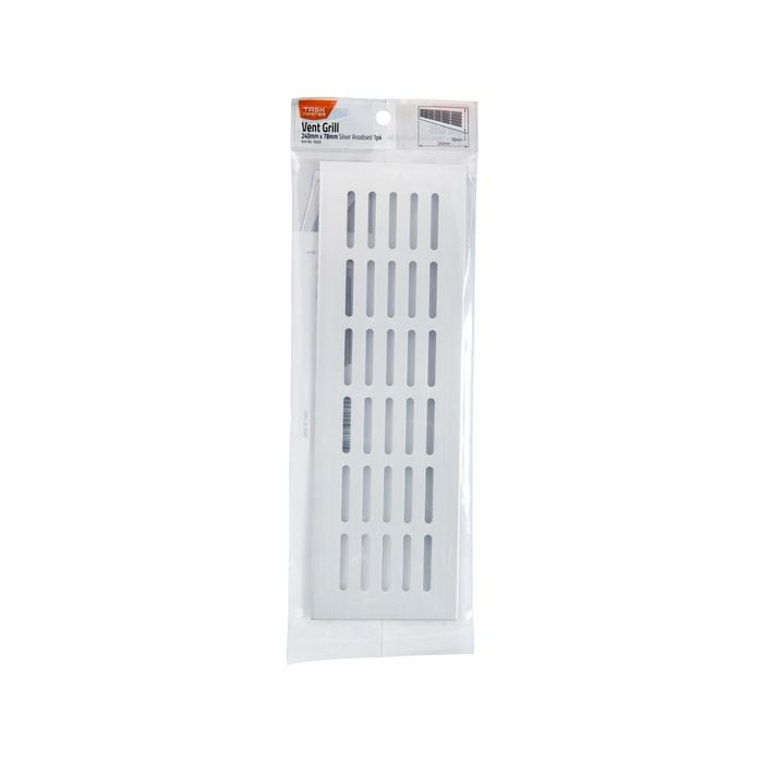 Taskmaster 240 x 78mm Silver Vent - 240 x 78mm