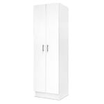 Bedford 2000 x 600 x 600mm White 2 Door High Moisture Resistant Split Cabinet