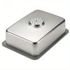Rectangular Stainless Steel Camping Sink With Wooden Lid