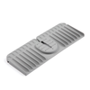 Progressive Silicone Sink Mat With Splash Guard Foldable Backsplash Protection