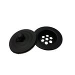 EZYFIX 40mm Black Matte Retrofit Waste Insert And Plug Bath/Basin Repair Kit