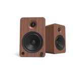 Kanto YU6 200W Powered Bookshelf Speakers with Bluetooth® and Phono Preamp - Pair, Walnut