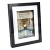 Unigift 3D Wooden/Glass Hanging Picture Photo Frame 15x20/10x15cm Black